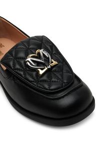 Love Moschino - LOVE MOSCHINO Loafersy JA10032G1MIE0000 Czarny. Kolor: czarny. Materiał: skóra #6