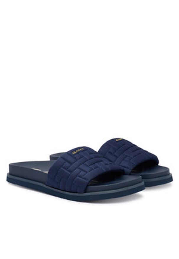 GANT - Gant Klapki 32507312 Granatowy. Kolor: niebieski. Materiał: materiał