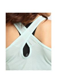 Damski tank top Kilpi Sien. Kolor: wielokolorowy, niebieski, zielony. Materiał: materiał. Sport: bieganie #2