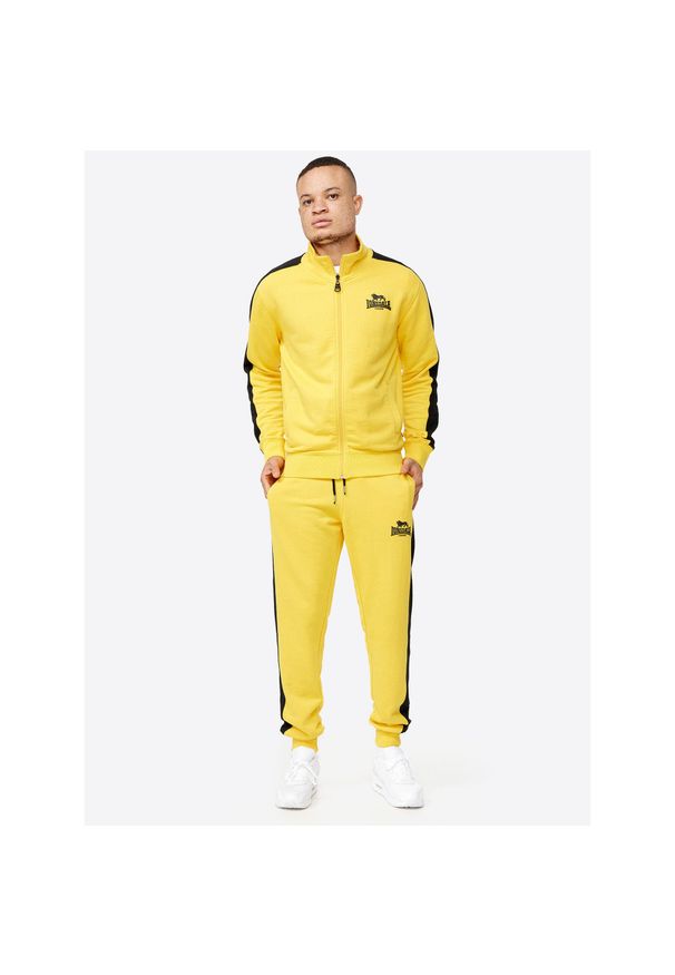 Dres Lonsdale Beickerton. Kolor: wielokolorowy, żółty, czarny. Materiał: dresówka