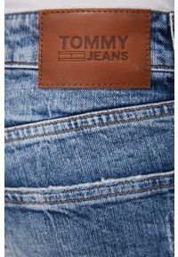 Tommy Jeans jeansy SCANTON BF2136 męskie. Kolor: niebieski