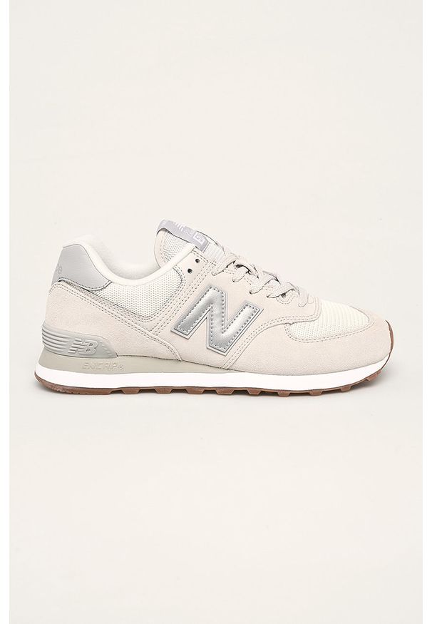 New Balance - Buty ML574SPS. Nosek buta: okrągły. Zapięcie: sznurówki. Kolor: szary. Materiał: materiał, syntetyk, skóra, guma, zamsz. Szerokość cholewki: normalna. Model: New Balance 574