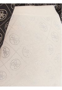 Guess Spódnica mini W6RD0O Z3JD2 Beżowy Regular Fit. Kolor: beżowy. Materiał: syntetyk #2
