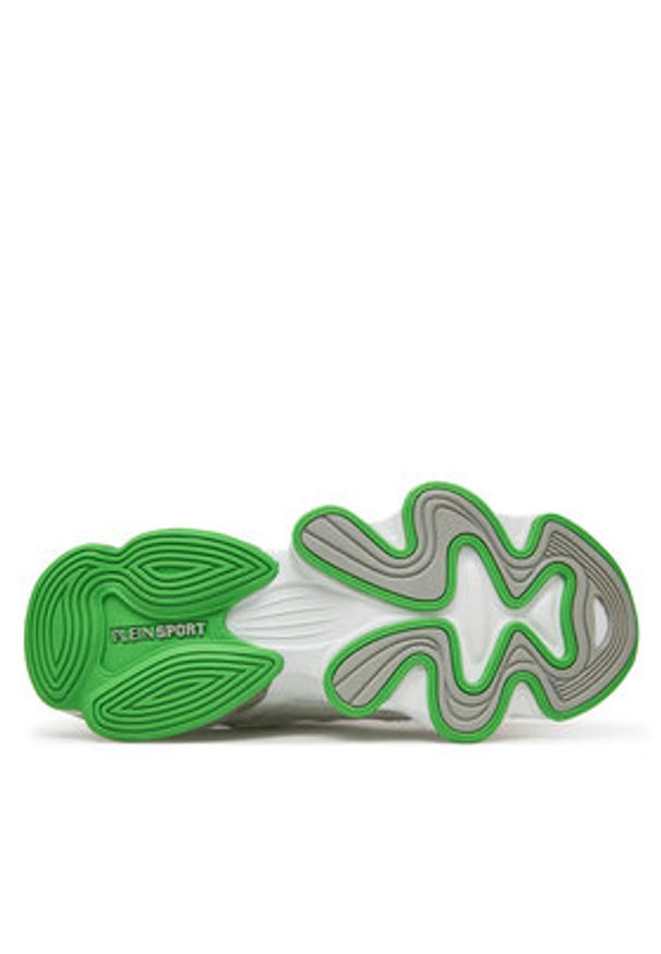 Plein Sport Sneakersy Thunderbeast // GEN.X.05 SAES USC0750 STE003N Biały. Kolor: biały. Materiał: materiał