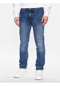 TOMMY HILFIGER - Tommy Hilfiger Jeansy MW0MW31105 Niebieski Regular Fit. Kolor: niebieski