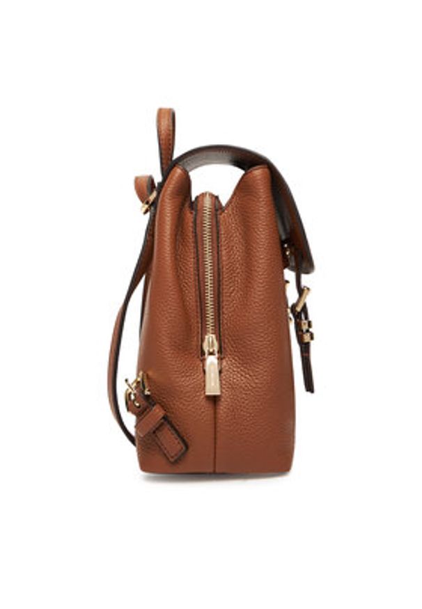 MICHAEL Michael Kors Plecak Quinn 30T5GQNB0L Brązowy. Kolor: brązowy. Materiał: skóra