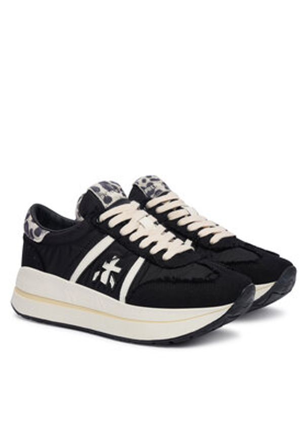 Premiata Sneakersy Bethcoin Var 8150 Czarny. Kolor: czarny. Materiał: skóra