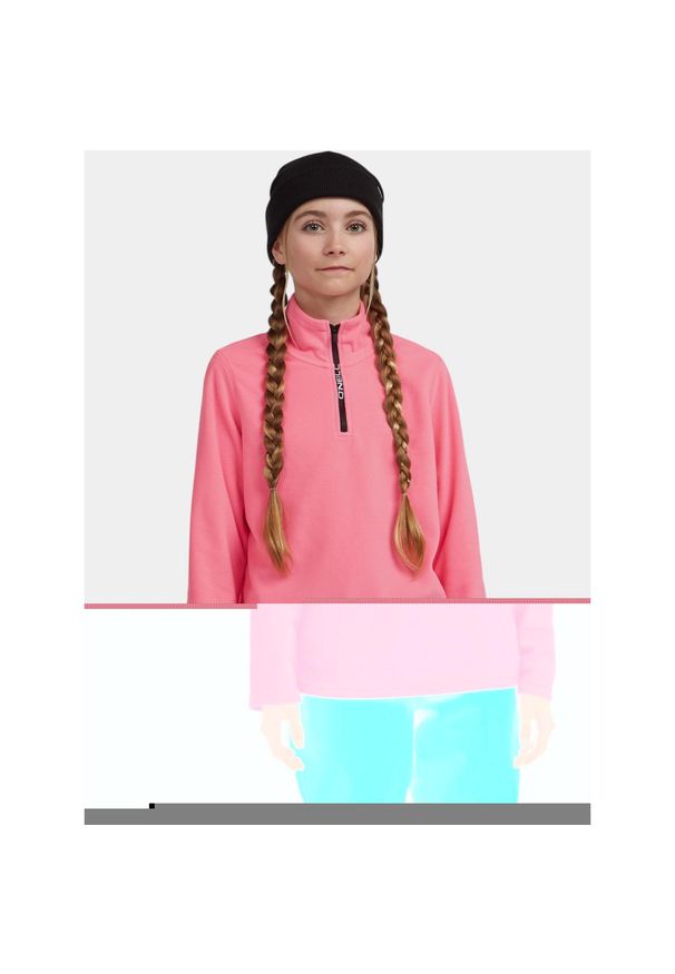 Sweter O'Neill FWC'Cruz Jack's Polartec HZ. Kolor: różowy. Materiał: polar. Sport: narciarstwo, turystyka piesza