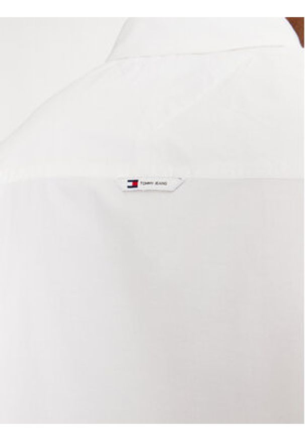 Tommy Jeans Koszula Entry DM0DM19134 Biały Regular Fit. Kolor: biały. Materiał: bawełna