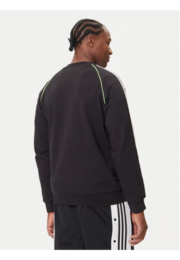 Adidas - adidas Bluza adicolor Piping JW5918 Czarny Regular Fit. Kolor: czarny. Materiał: bawełna