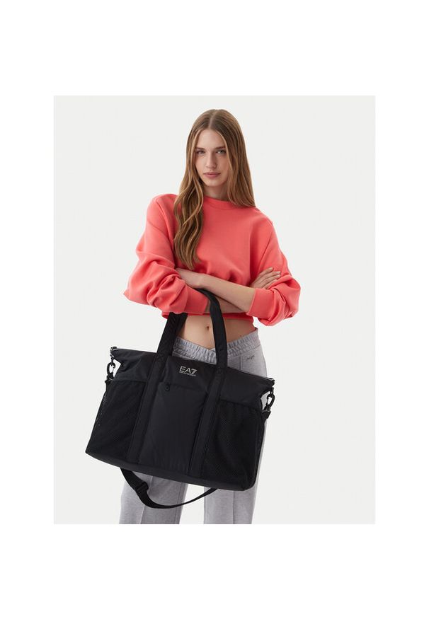 Torebka EA7 Emporio Armani. Kolor: czarny
