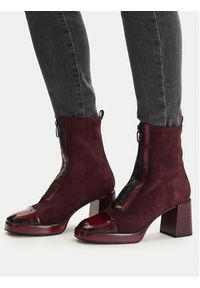 Hispanitas Botki HI254230 Fioletowy. Kolor: fioletowy. Materiał: materiał #2