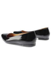 Czarne Baleriny Maciejka Damskie Wygodne Półbuty. Okazja: na co dzień. Kolor: czarny. Materiał: skóra, lakier. Styl: casual, klasyczny #9