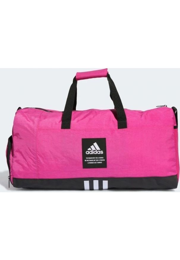 Adidas Torba sportowa 4ATHLTS Duffel M różowa (HZ2474). Kolor: różowy