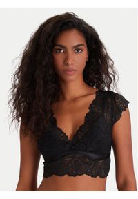 Hunkemöller Biustonosz top Posie 302448 Czarny. Kolor: czarny. Materiał: syntetyk