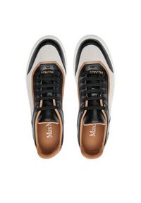 Max Mara Sneakersy 2424766071650 Beżowy. Kolor: beżowy. Materiał: skóra #5