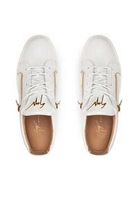 Giuseppe Zanotti Sneakersy RM40033 Biały. Kolor: biały. Materiał: skóra #4