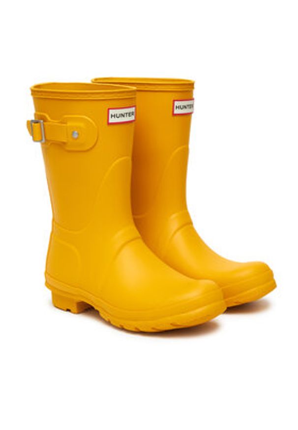 Hunter Kalosze Original Short WFS1000RMA Żółty. Kolor: żółty. Materiał: kauczuk
