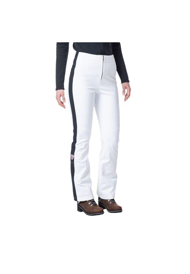 Spodnie narciarskie Rossignol damskie Resort Softshell Pant białe. Kolor: biały. Materiał: softshell. Sezon: zima. Sport: narciarstwo