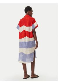 Iconique Sukienka letnia IC26-079 Kolorowy Relaxed Fit. Materiał: bawełna. Wzór: kolorowy. Sezon: lato #2