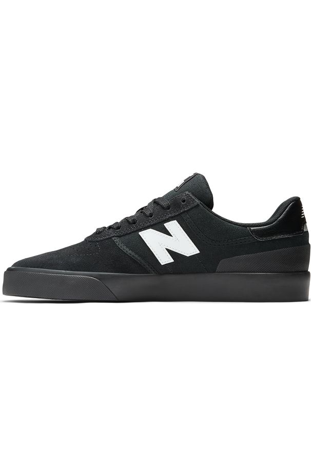 Buty męskie New Balance Numeric NM272BWD – czarne. Kolor: czarny. Materiał: zamsz, dresówka. Szerokość cholewki: normalna. Sport: skateboard