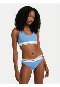 Calvin Klein Underwear Stringi LV00QF8518 Błękitny. Kolor: niebieski. Materiał: bawełna #4