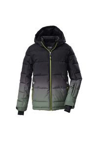 Kurtka puchowa Killtec KSW 252. Kolor: czarny, zielony, wielokolorowy. Materiał: puch. Sezon: zima #1
