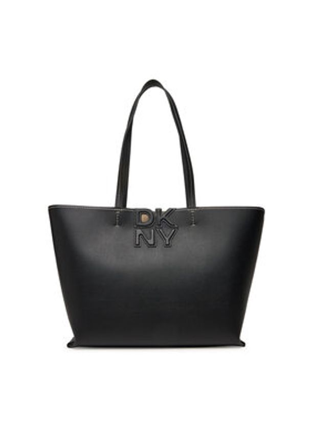 DKNY Torebka R51AAJ38 Czarny. Kolor: czarny. Materiał: skórzane