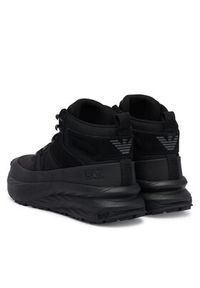EA7 Emporio Armani Sneakersy Stivale 7X000299 AF18450 MZ042 Czarny. Kolor: czarny. Materiał: materiał #3