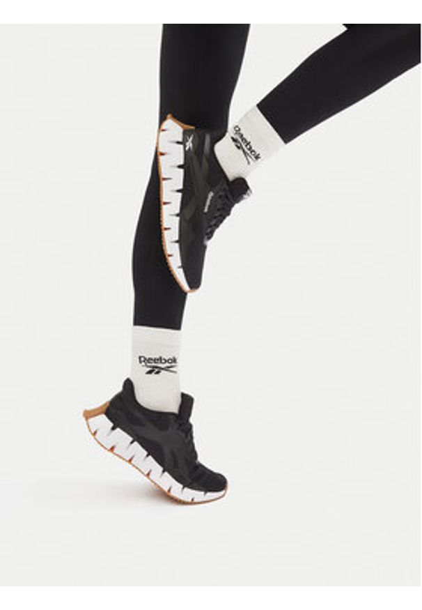 Reebok Sneakersy ZIG DYNAMICA STR 100222244 Czarny. Kolor: czarny. Materiał: materiał