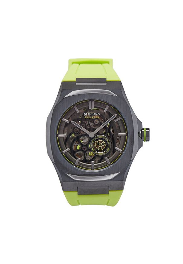 D1-Milano - D1 Milano Zegarek Slice Lime Skeleton Rubber SKRJ15 Zielony. Kolor: zielony