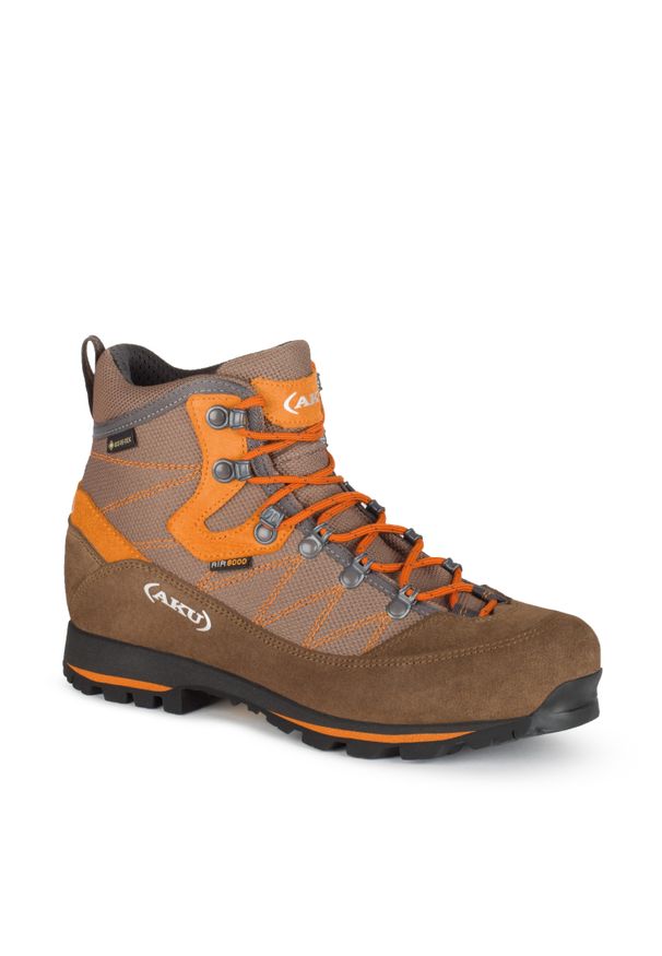Buty trekkingowe Gore-tex damskie Aku Trekker. Kolor: brązowy. Materiał: skóra. Szerokość cholewki: normalna
