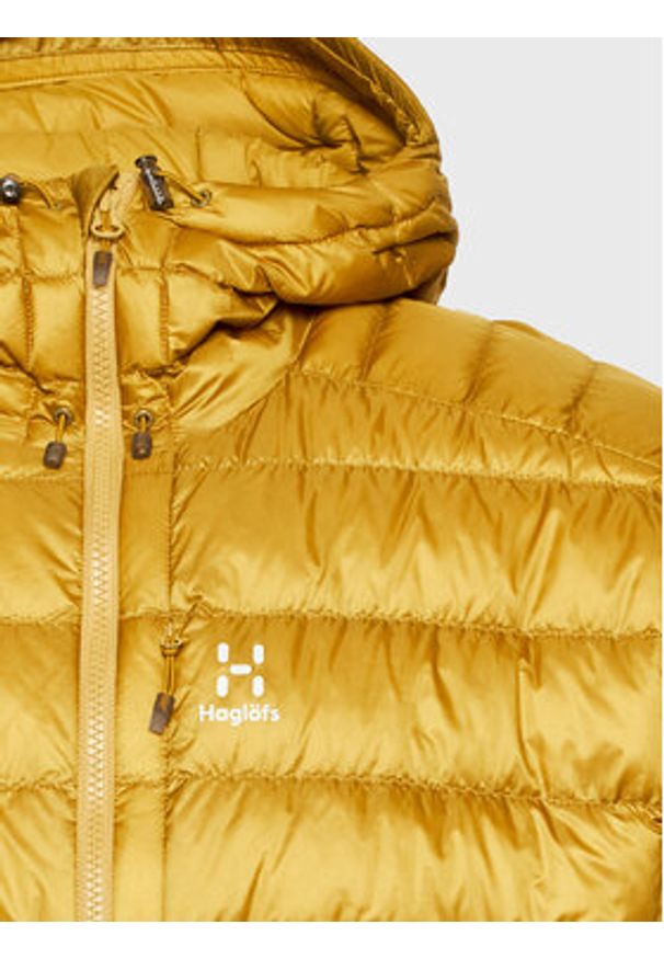Haglöfs Kurtka puchowa Roc Down 604682 Żółty Regular Fit. Kolor: żółty. Materiał: syntetyk