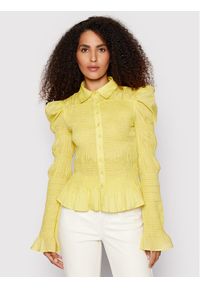NA-KD Koszula 1018-008412-3116-581 Żółty Regular Fit. Kolor: żółty. Materiał: bawełna #1