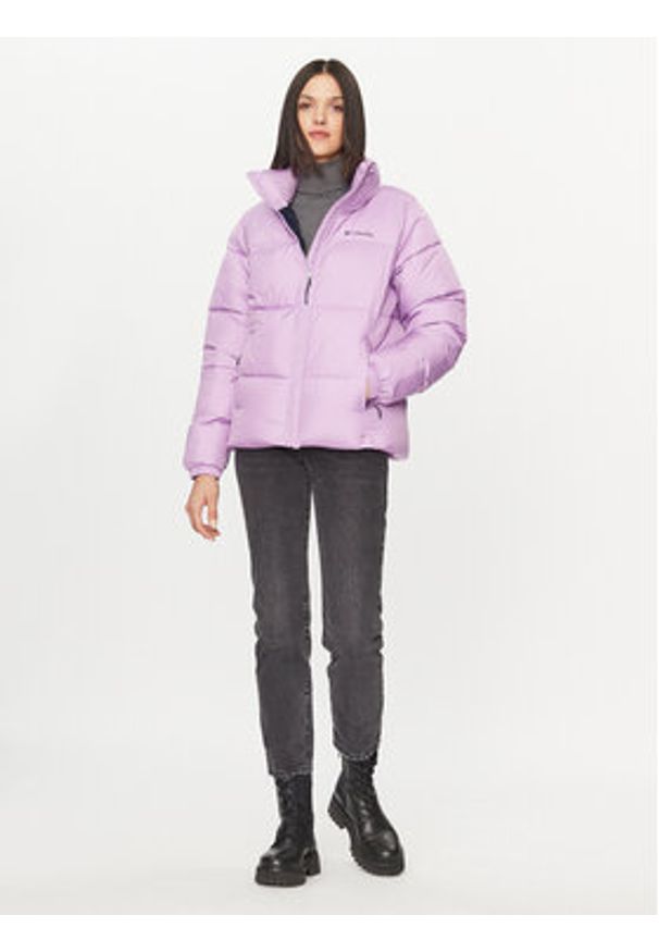 columbia - Columbia Kurtka zimowa Puffect™ Jacket Fioletowy Regular Fit. Kolor: fioletowy. Materiał: syntetyk. Sezon: zima