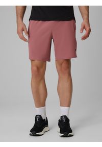 4f - 4F Spodenki treningowe szybkoschnące męskie - koralowe L. Kolor: pomarańczowy. Materiał: materiał. Sport: fitness #2