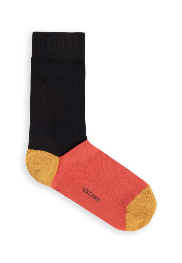 Volcano - Kolorowe skarpety męskie A-JAMES. Materiał: poliamid, bawełna, materiał, elastan. Wzór: kolorowy