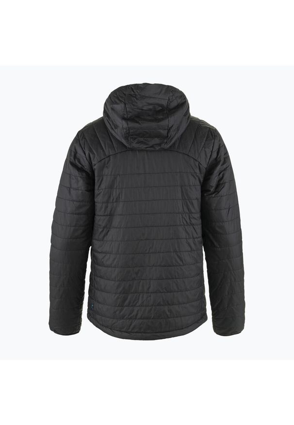 Kurtka puchowa męska Fjällräven Expedition X-Lätt Hoodie. Kolor: czarny. Materiał: puch. Sport: turystyka piesza