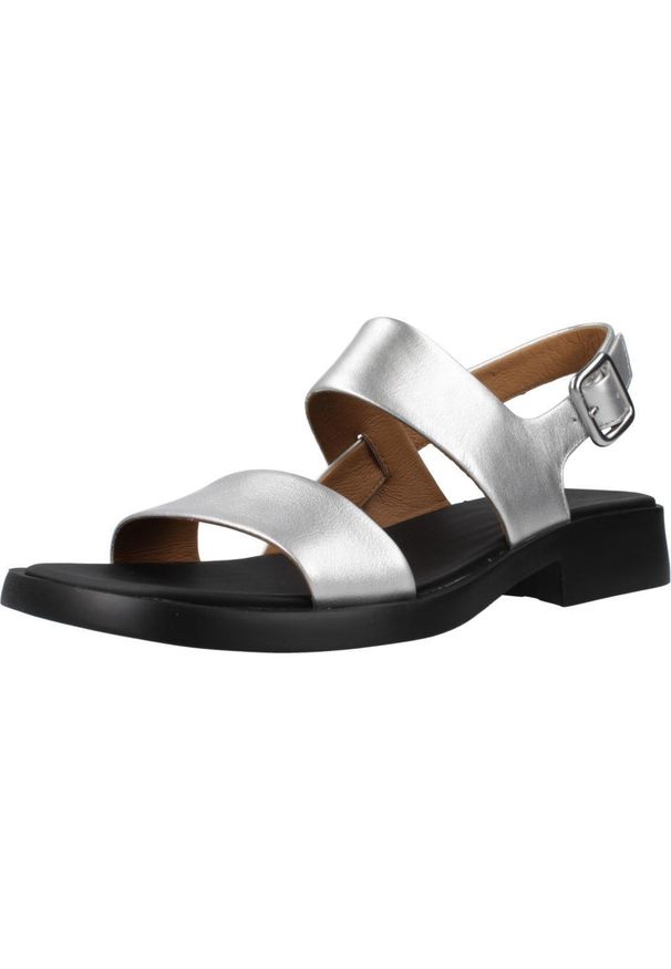 Camper - Sandały CAMPER DANA Szary. Kolor: szary. Materiał: skóra. Sezon: lato