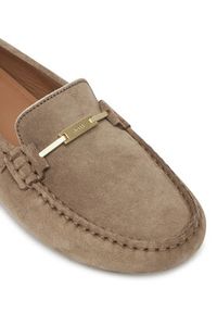 BOSS Mokasyny Roxanne 50548657 Brązowy. Kolor: brązowy. Materiał: skóra, zamsz