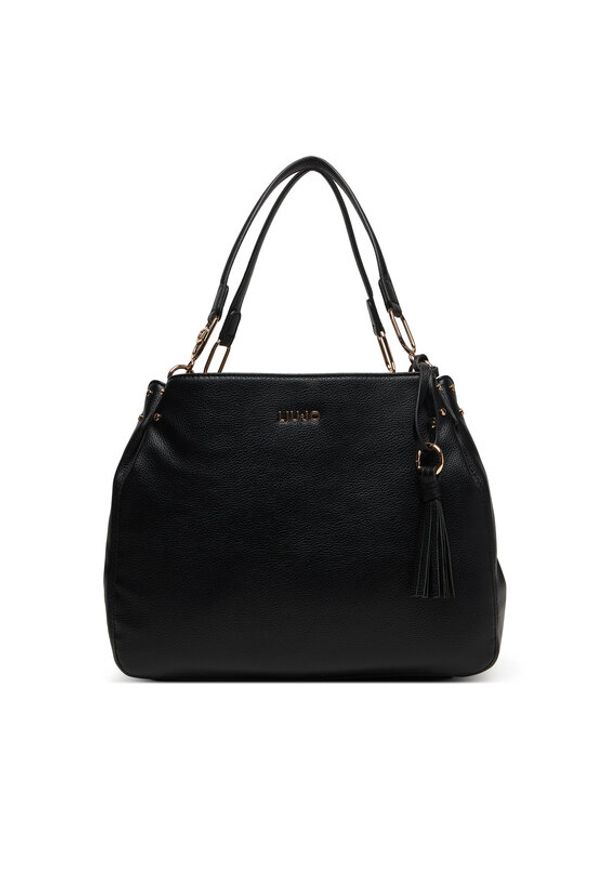 Liu Jo Torebka AA6185 E1012 Czarny. Kolor: czarny. Materiał: skórzane