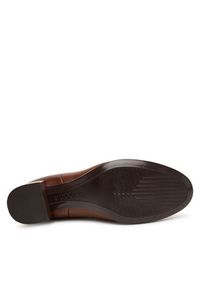 ecco - ECCO Botki Dress Classic 20992301014 Brązowy. Kolor: brązowy. Materiał: skóra