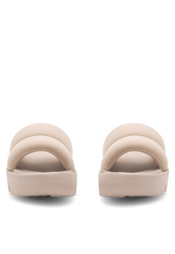 Reebok Klapki Cardi Slide HP2216 Beżowy. Kolor: beżowy. Materiał: skóra