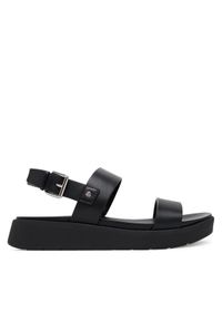 Aldo Sandały Silyia 13543044 Czarny. Kolor: czarny. Materiał: skóra