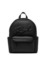 Karl Lagerfeld - KARL LAGERFELD Plecak A4W30057 Czarny. Kolor: czarny. Materiał: skóra