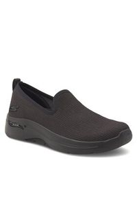 skechers - Skechers Półbuty 124855BBK Czarny. Kolor: czarny. Materiał: materiał #8