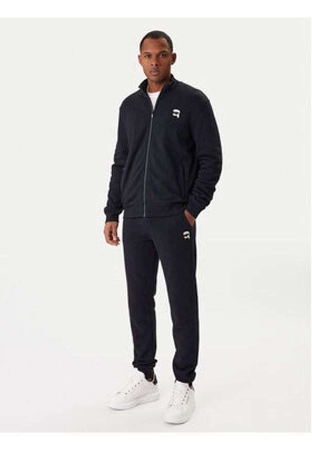 Karl Lagerfeld - KARL LAGERFELD Spodnie dresowe 705713 561900 Granatowy Regular Fit. Kolor: niebieski. Materiał: bawełna