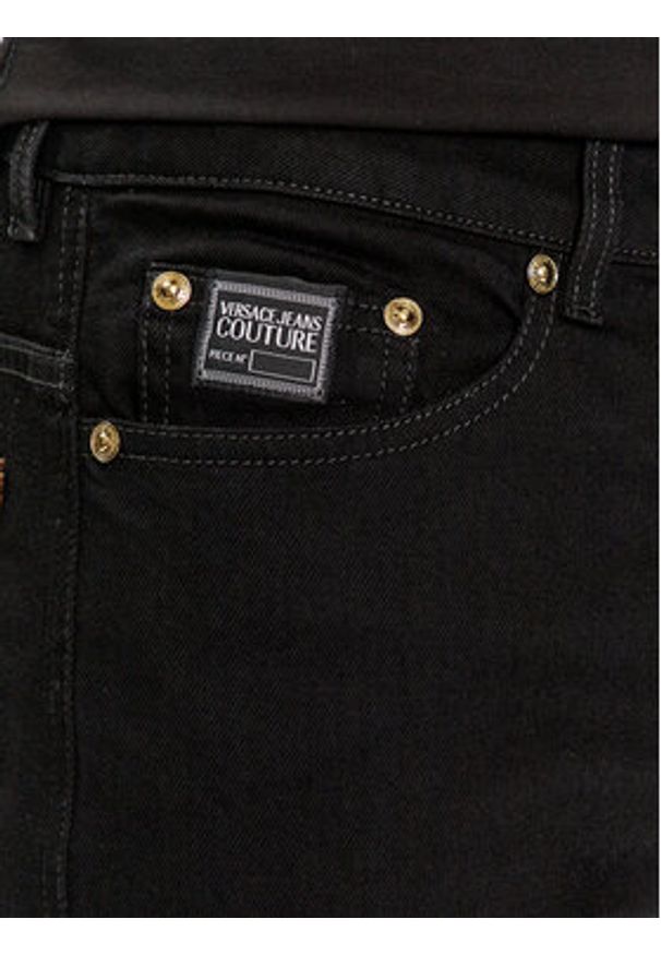 Versace Jeans Couture Jeansy 76GAB5DM Czarny Slim Fit. Kolor: czarny