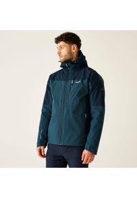 Regatta - Kurtka męska 3 w 1 Wentwood. Kolor: niebieski, turkusowy, wielokolorowy. Materiał: puch, materiał. Sport: turystyka piesza #1