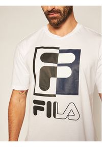 Fila T-Shirt Saku 687475 Biały Regular Fit. Kolor: biały. Materiał: bawełna